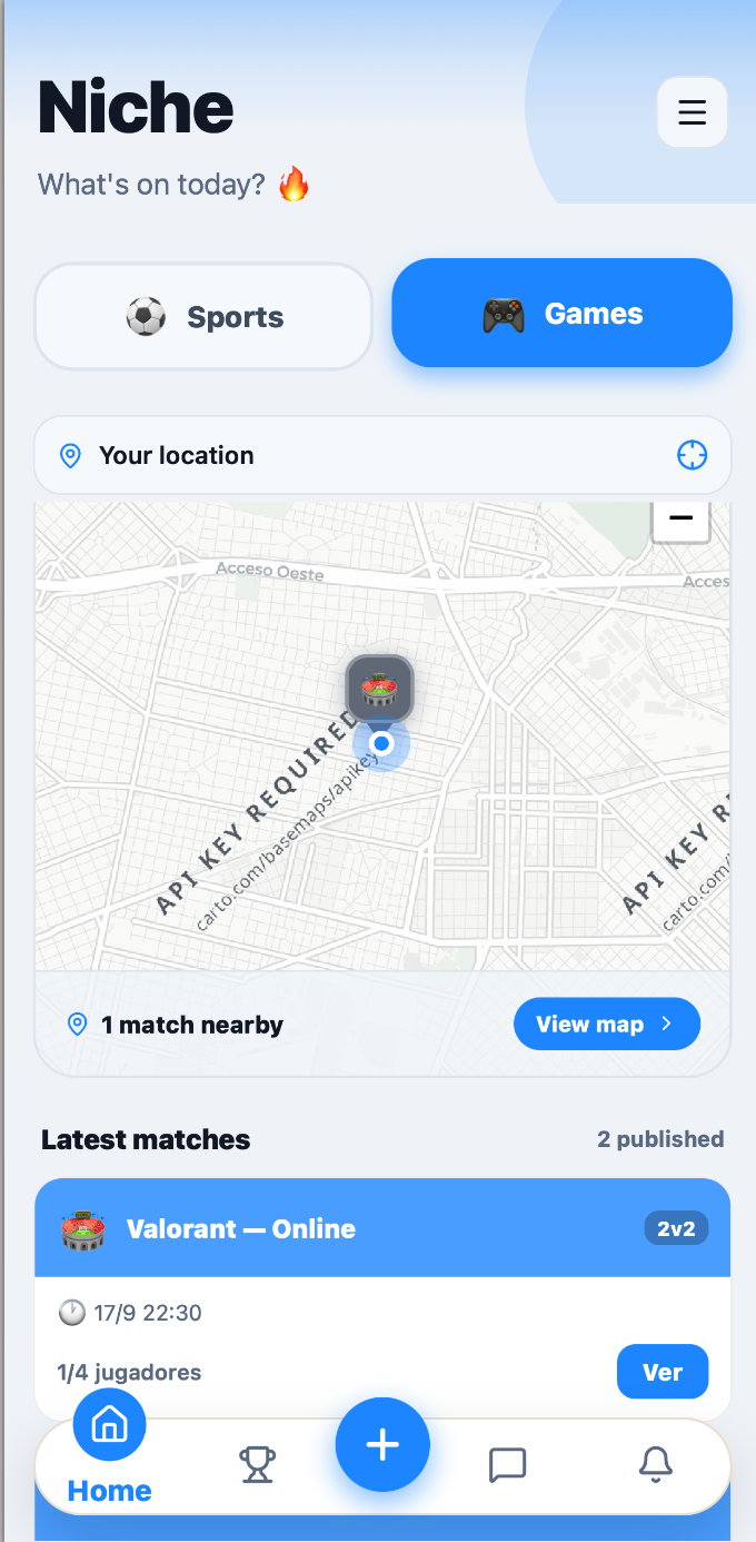 Niche — explore by map