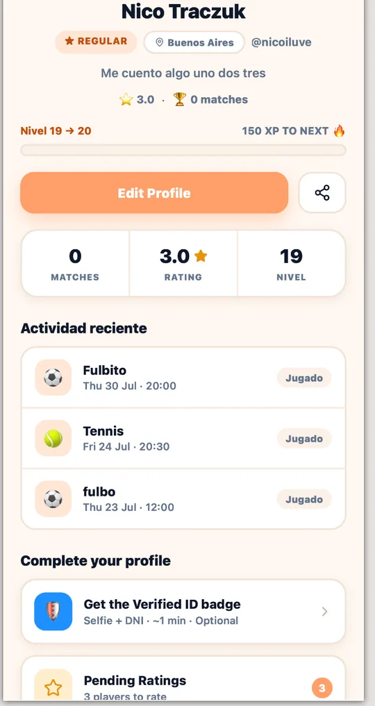 Niche — player profile and reputation